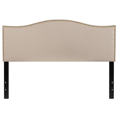 Flash Furniture Headboard, Queen Size, Beige Fabric HG-HB1707-Q-B-GG